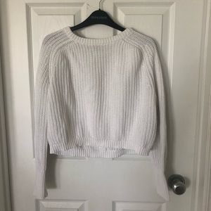 WHITE AMERICAN APPAREL SWEATER